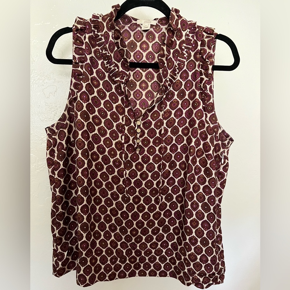 *RARE* J. Crew Vintage Silk Blouse